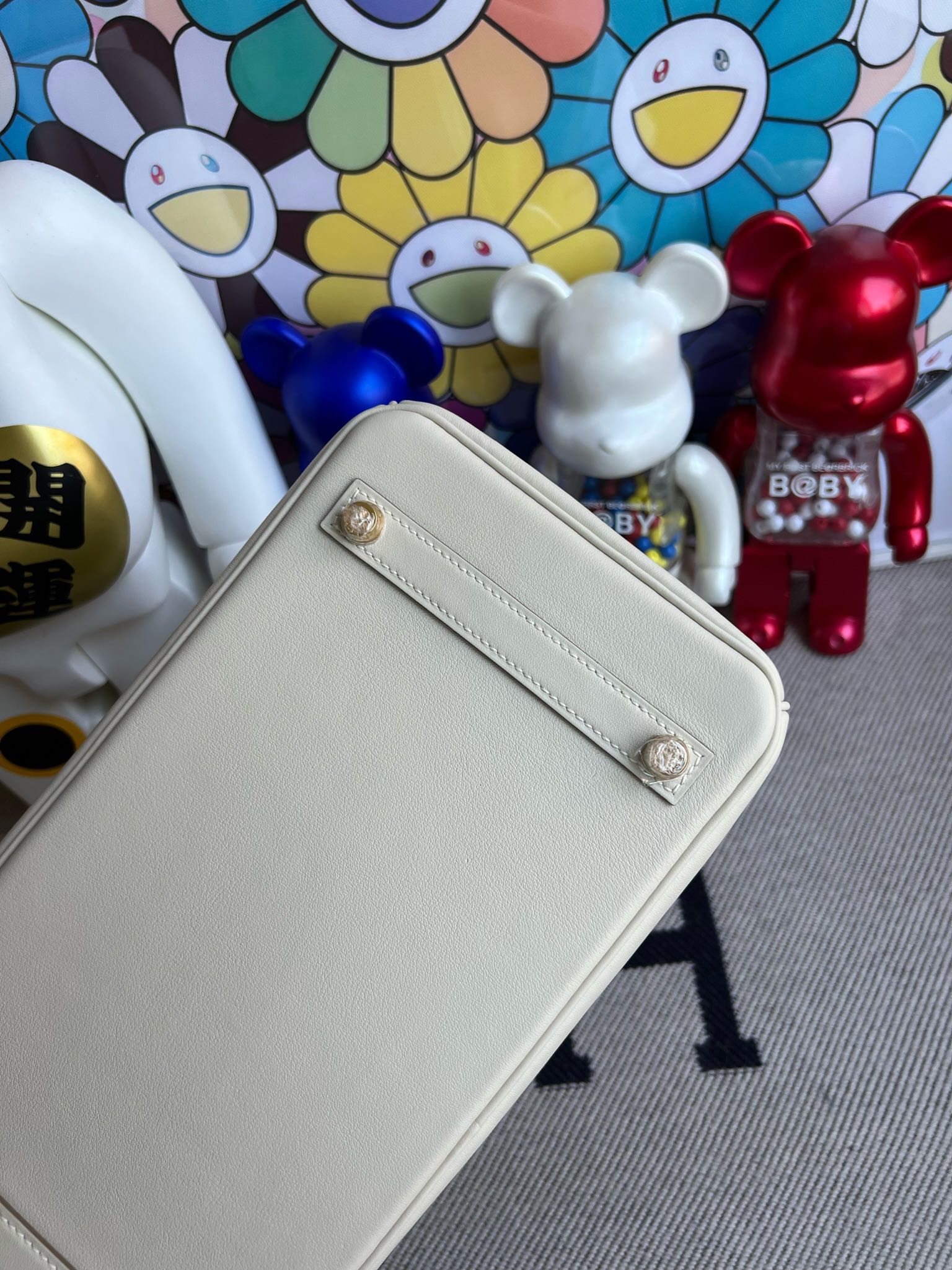 에르메스 버킨백30 화이트 금장 스위프트